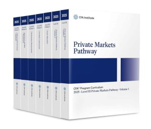 CFA 2025 Program Curriculum Level 3 Private Markets Pathway Full Set