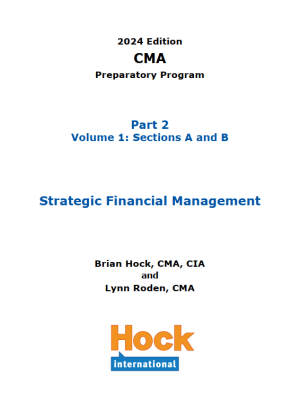 CMA 2024 Hock Part 2 Notes