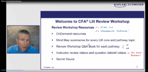 CFA 2025 Level 3 Schweser Review Workshop Portfolio Management Pathway with Questions and Mind Maps