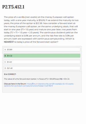 FRM 2025 Bionic Turtle Part 2 Practice Questions and Mock Exams