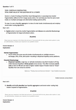 CFA 2026 Finquiz Level 3 Mock Exams Portfolio Management Pathway