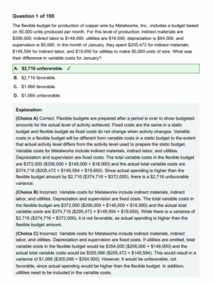 2026 CMA Part 1 UWorld Mock Exams