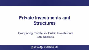 CFA 2026 Level 3 Schweser Video Lectures Private Market Pathway with Workbook