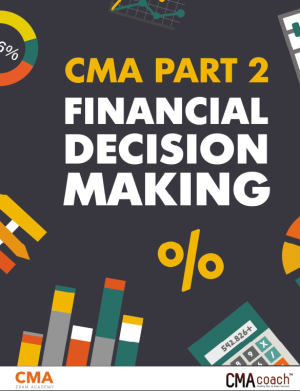 CMA Exam Academy Study Book Part 2 + Formula Sheet