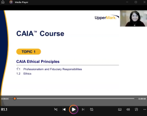 CAIA 2026 Level 1 UpperMark Videos with Workbook