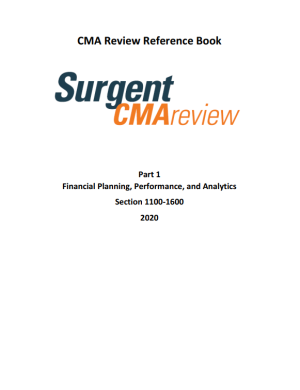 Surgent CMA Review Part 1 Book 2020