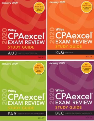 Wiley CPA Exam Review 2020 Full Set